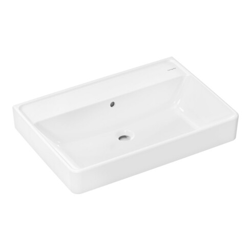 hansgrohe Waschtisch Xanuia Q 700x480mm, o. Hahnl., m ÜL, SC, weiß
