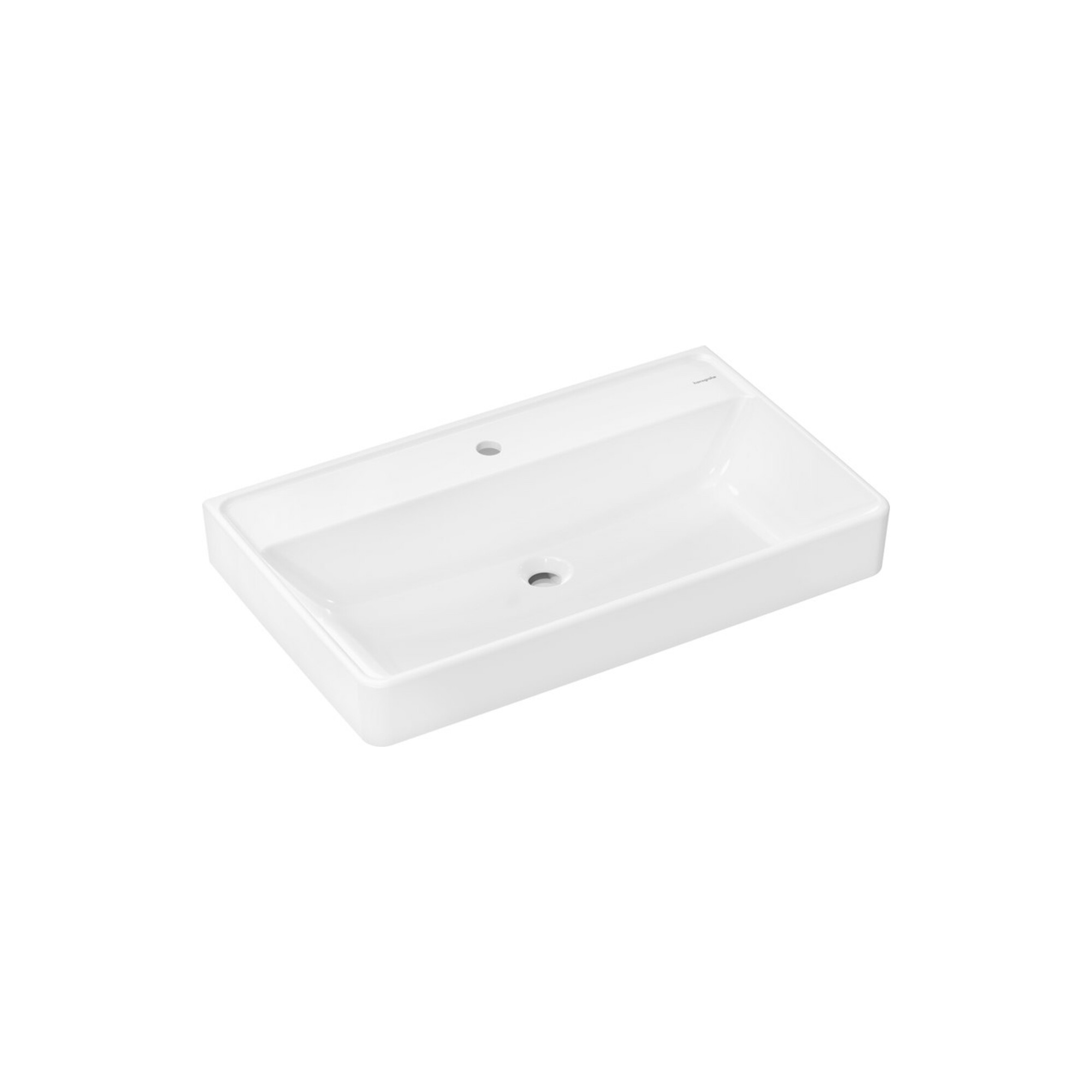hansgrohe Waschtisch Xanuia Q 800x480mm, m Hahnl., o. ÜL, SC, weiß