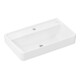 hansgrohe Waschtisch Xanuia Q Compact 650x390mm, m HL/ÜL, SmartClean, weiß-1
