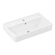 hansgrohe Waschtisch Xanuia Q Compact 650x390mm, mit Hahnloch/Überlauf, weiß
