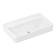 hansgrohe Waschtisch Xanuia Q Compact 650x390mm, ohne Hahnloch/Überlauf, weiß