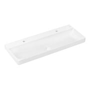 hansgrohe Waschtisch Xelu Q 1200x480mm, m 2 HL, ohne Überlauf, weiß-1