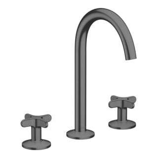 hansgrohe Waschtischarmatur Axor One 140mm Push-Open Ablauf blau