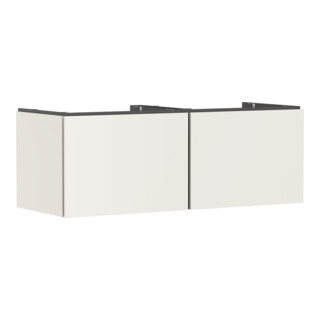 hansgrohe Waschtischunterschrank Xilesa E 1375x550mm, 2 SchKa., sandbeige matt