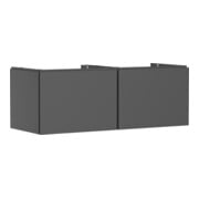 hansgrohe Waschtischunterschrank Xilesa E 1375x550mm, 2 SchKa., schiefergrau matt-1