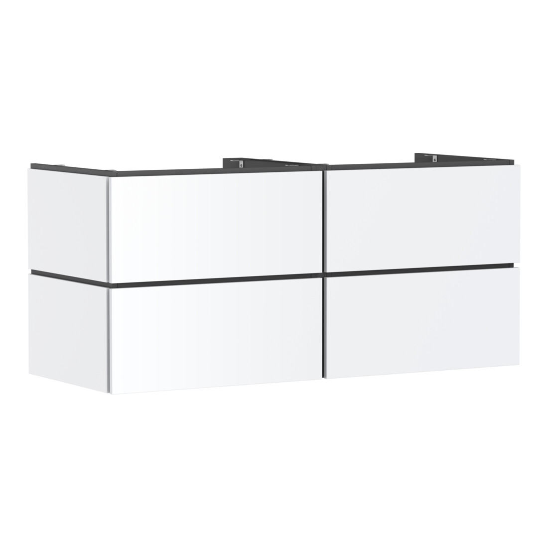 hansgrohe Waschtischunterschrank Xilesa E 1375x550mm, 4 SchKa., o. PushO., m.-we