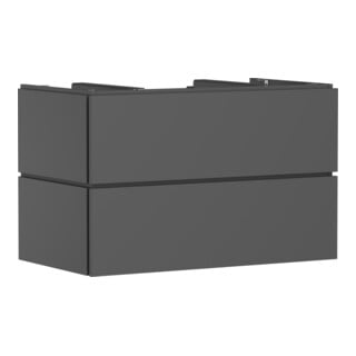 hansgrohe Waschtischunterschrank Xilesa E 2 SBK m PushO., 980x550mm, schiefergr ma