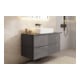 hansgrohe Waschtischunterschrank Xilesa E 2 SBK o PuO, 1180x550mm, schiefergr ma