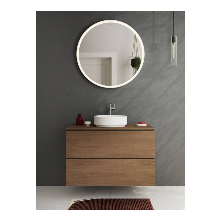 hansgrohe Waschtischunterschrank Xilesa E 2 SchKa. m PushO., 980x550mm, Ei kasch