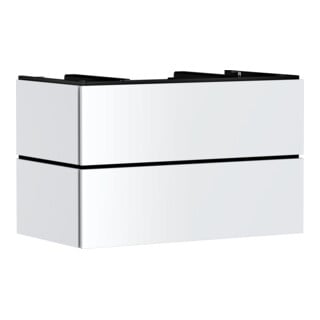 hansgrohe Waschtischunterschrank Xilesa E 2 SchKa. m PushOpen, 980x550mm, mattweiß