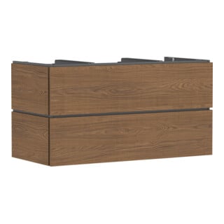 hansgrohe Waschtischunterschrank Xilesa E 2 SchKa. o. PushO., 1180x550mm, Ei kasch