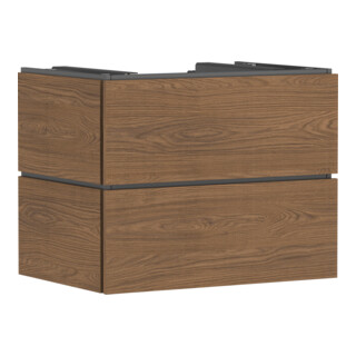 hansgrohe Waschtischunterschrank Xilesa E 2 SchKa. o. PushO., 780x550mm, Ei kasch