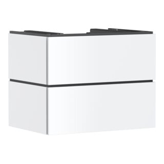 hansgrohe Waschtischunterschrank Xilesa E 2 SchKa. o. PushO., 780x550mm, mattweiß