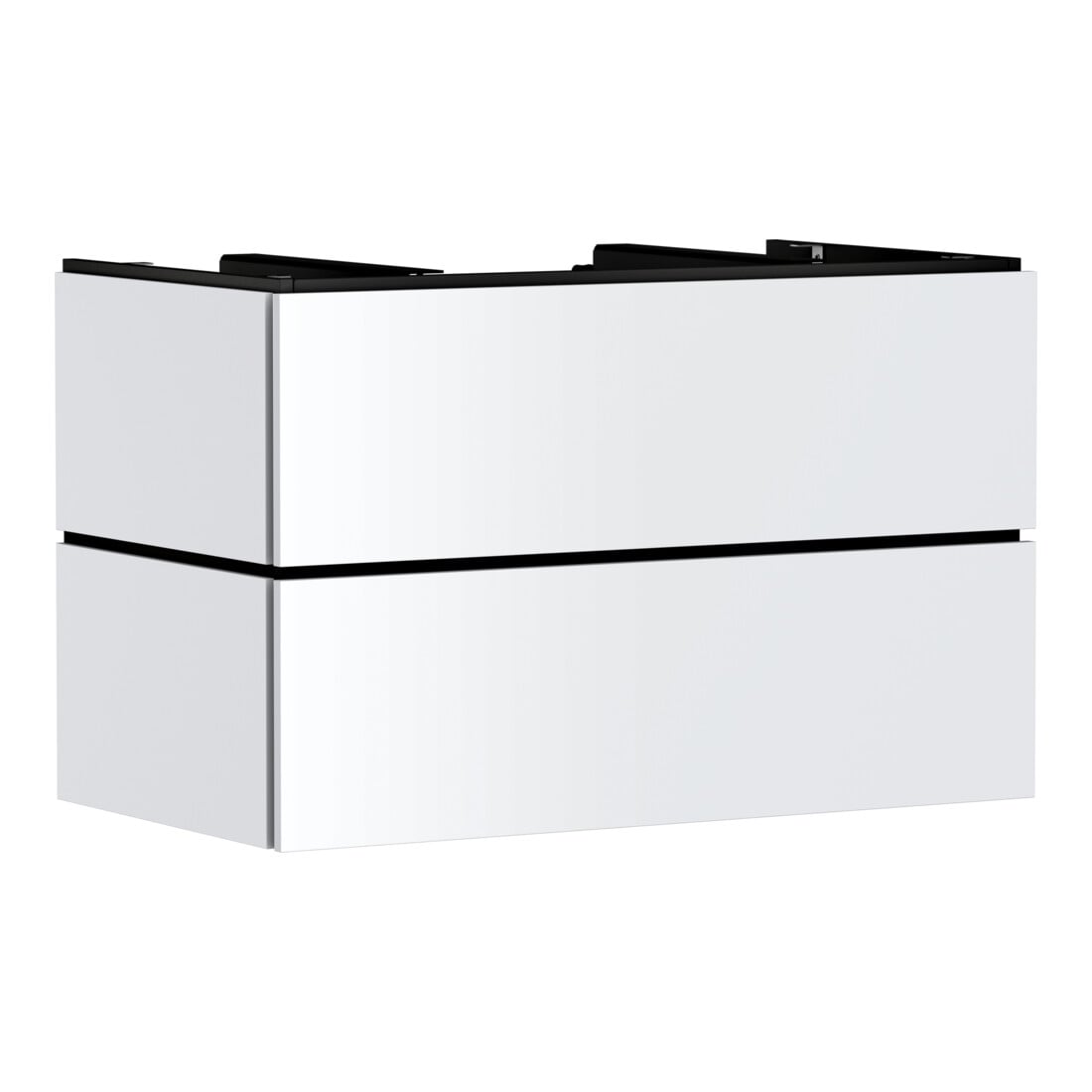 hansgrohe Waschtischunterschrank Xilesa E 2 SchKa. o. PushO., 980x550mm, mattweiß
