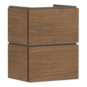 hansgrohe Waschtischunterschrank Xilesa E 480x380mm, 2 SBK, f HWB, m PuO, Ei kasch-1