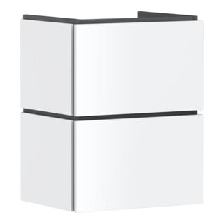 hansgrohe Waschtischunterschrank Xilesa E 480x380mm, 2 SBK, f HWB, m PushO., m.-we