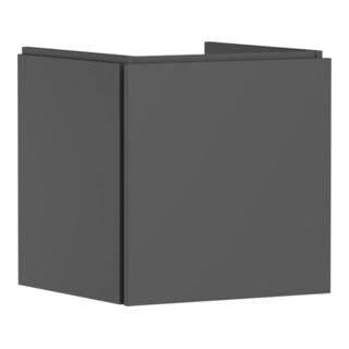 hansgrohe Waschtischunterschrank Xilesa E 480x470mm, 1 Schubk., schiefergrau matt