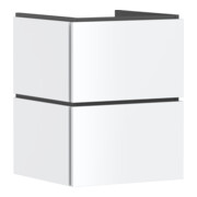 hansgrohe Waschtischunterschrank Xilesa E 480x470mm, 2 SchKa. PushOpen, Ei kasch-1
