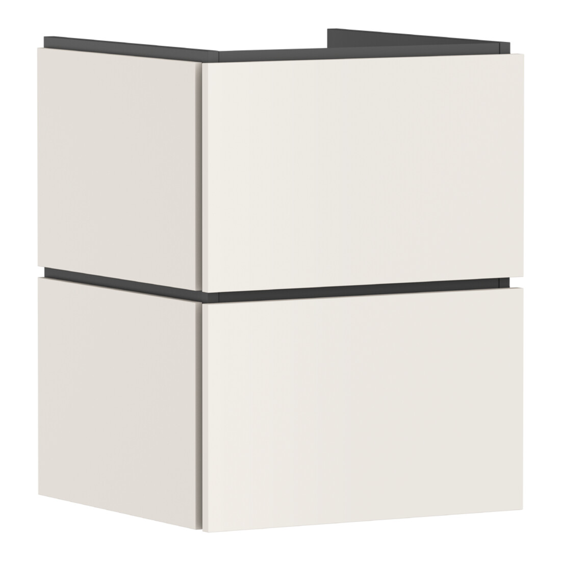 hansgrohe Waschtischunterschrank Xilesa E 480x470mm, 2 SchKa. PushOpen, s.beige ma