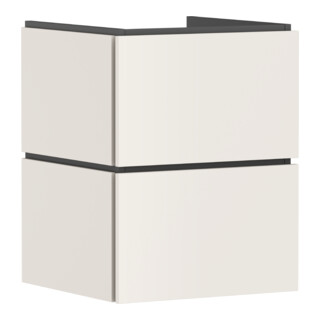 hansgrohe Waschtischunterschrank Xilesa E 480x470mm, 2 Schubkästen, sandbeige matt