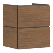 hansgrohe Waschtischunterschrank Xilesa E 530x470mm, 2 SBK, f WT, m PuO, Ei kasch-1