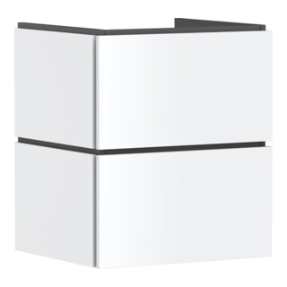 hansgrohe Waschtischunterschrank Xilesa E 530x470mm, 2 SBK, f WT, m PushO., m.-we