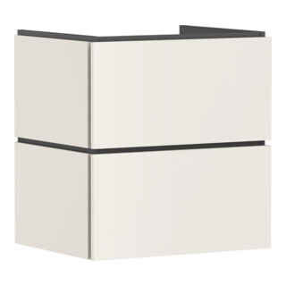 hansgrohe Waschtischunterschrank Xilesa E 580x470mm, 2 Schubkästen, sandbeige matt
