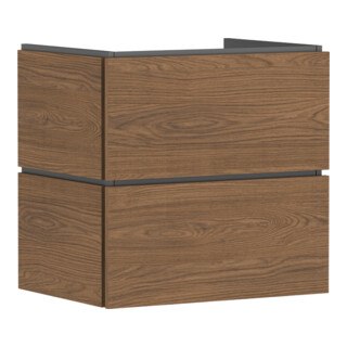 hansgrohe Waschtischunterschrank Xilesa E 630x470mm, 2 SBK, f WT, m PuO, Ei kasch