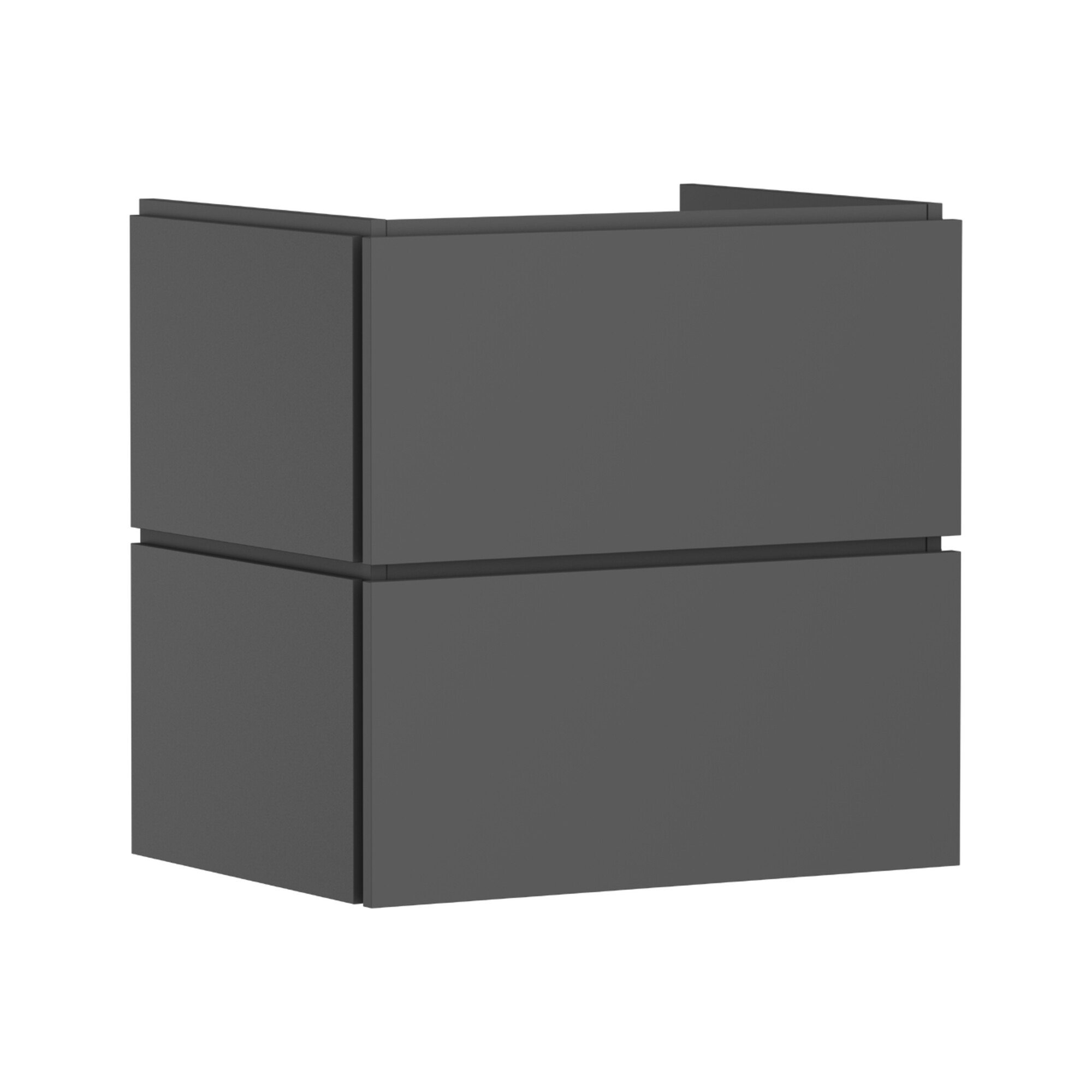 hansgrohe Waschtischunterschrank Xilesa E 630x470mm, 2 SBK, f WT, m PuO, schie ma