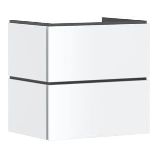 hansgrohe Waschtischunterschrank Xilesa E 630x470mm, 2 SBK, f WT, m PushO., m.-we