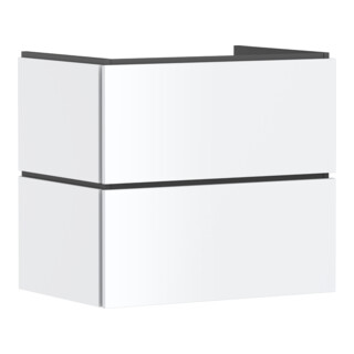 hansgrohe Waschtischunterschrank Xilesa E 680x470mm, 2 SBK, f WT, o. PushO., m.-we