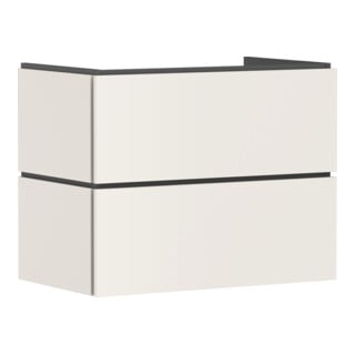 hansgrohe Waschtischunterschrank Xilesa E 780x470mm, 2 SchKa. PushO., s.beige matt