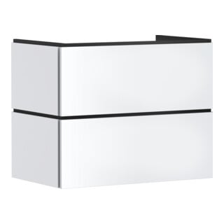 hansgrohe Waschtischunterschrank Xilesa E 780x470mm, 2 SchKa. PushOpen, mattweiß