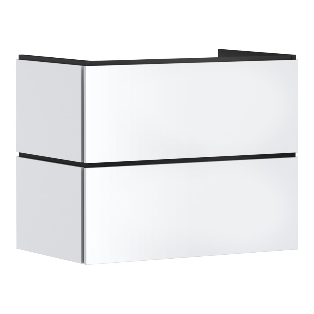 hansgrohe Waschtischunterschrank Xilesa E 780x470mm, 2 SchKa. PushOpen, mattweiß