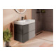 hansgrohe Waschtischunterschrank Xilesa E 780x470mm, 2 SchKa., schiefergrau matt