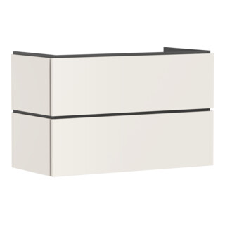 hansgrohe Waschtischunterschrank Xilesa E 980x470mm, 2 Schubkästen, sandbeige matt