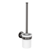 hansgrohe WC-Bürstengarnitur Axor Montreux Ein. Mattglas, Ha Me, Wd, pol. bla vc