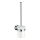 hansgrohe WC-Bürstengarnitur Axor Montreux Eins. Mattglas, Ha. Met., Wandmont., chr-1