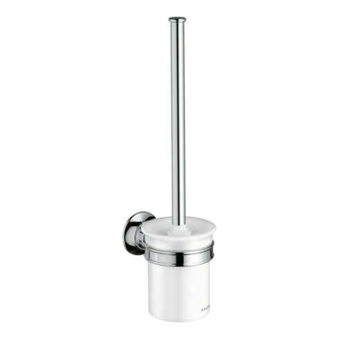 hansgrohe WC-Bürstengarnitur Axor Montreux Eins. Mattglas, Ha. Met., Wandmont., chr