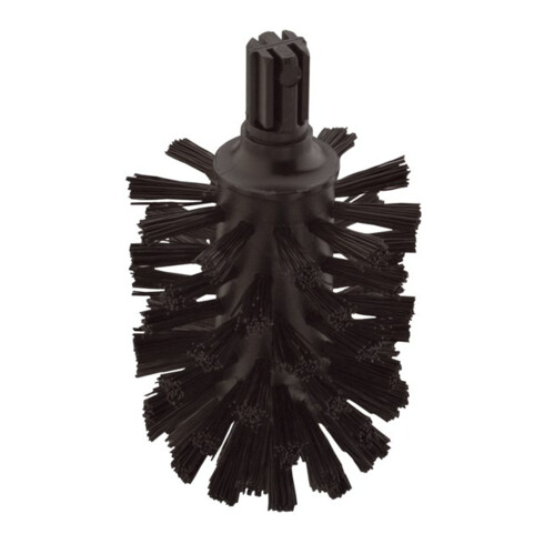 hansgrohe Tête de brosse WC sans manche, noire
