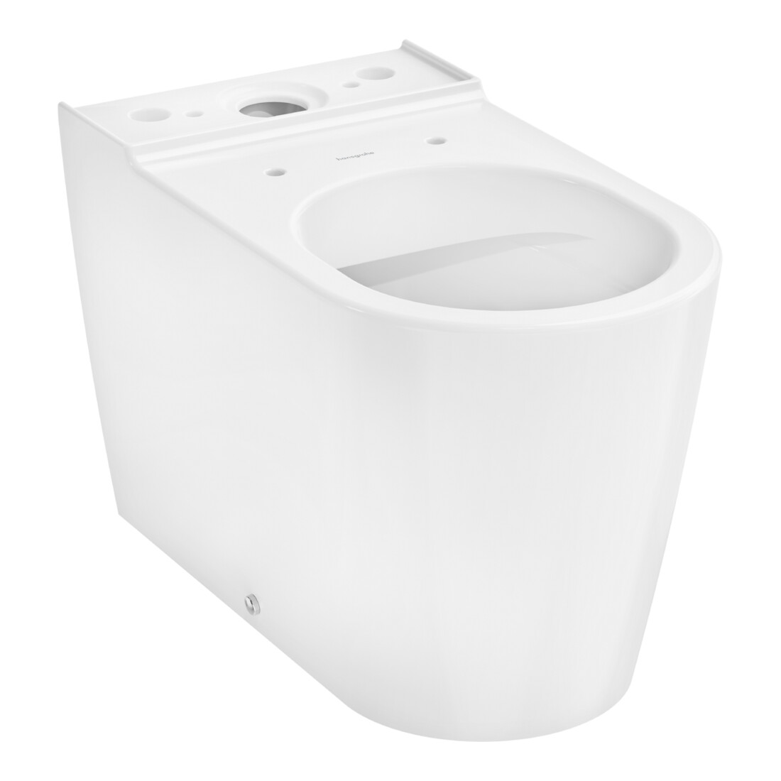 hansgrohe WC sur pied EluPura S blanc, chasse encastrée, évacuation h/v, sans siège ni réservoir