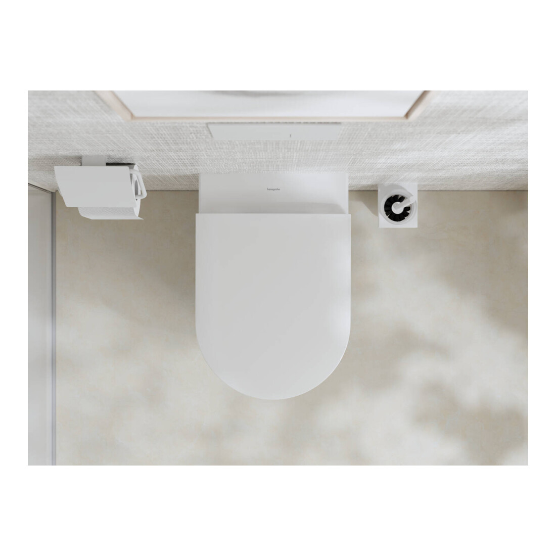 hansgrohe WC suspendu EluPura S blanc, 540 mm, chasse AquaHelix