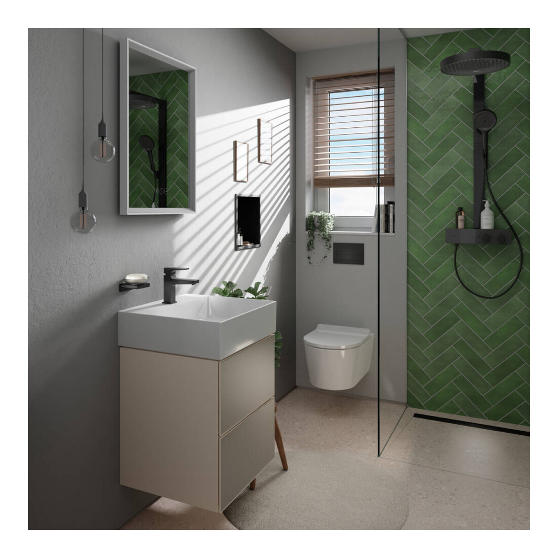 hansgrohe WC suspendu EluPura S blanc, 540 mm, chasse AquaHelix