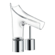 hansgrohe WT-2-Locharm Axor Starck V-110 m Glasausl. u Abl-Garnitur, Joys., chrom