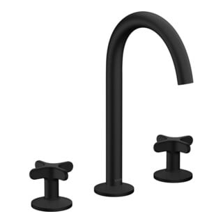 hansgrohe WT-Arm Axor One 170mm matt schwarz Push-Open-Ablaufgarnitur
