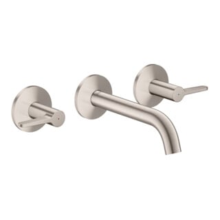 hansgrohe WT-Arm Axor One UP A 160mm mit Rosette Hebel ES Finish