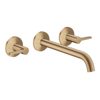 hansgrohe WT-Arm Axor One UP A 220mm brushed bronze mit Rosette