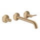 hansgrohe WT-Arm Axor One UP A 220mm brushed bronze mit Rosette