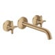 hansgrohe WT-Arm Axor One UP A 220mm mit Rosette Kranz gebürstet bronze