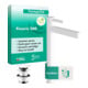 hansgrohe WT-ééngreepsmengkraan 260 Finoris Push-Open uitloop 208 mm wit-metallic